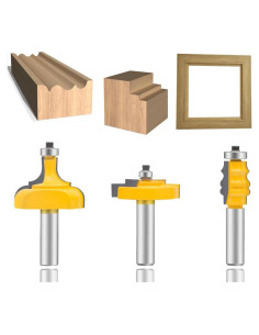 Juego de Brocas para Router LEATBUY 3 Piezas 12,7 mm