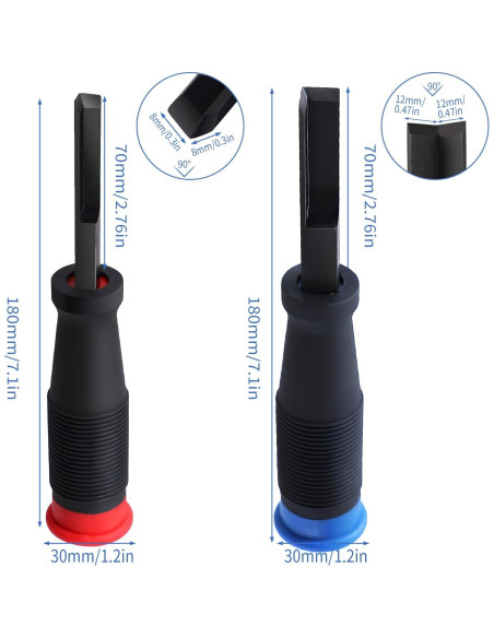 Cincel de Esquina Newbounce 8mm y 12mm para Carpintería