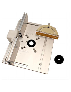 Placa de Inserción Router KETIPED 240x200mm Aluminio Plata