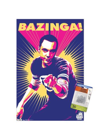 Póster de Sheldon Big Bang - Trends International 56.8x37.4cm