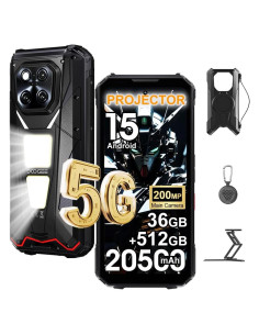 DOOGEE V Max Play 5G Teléfono Rugged 20500mAh 36GB 512GB