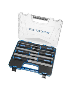 Juego de Raspas de Madera ROCKLER 6 Piezas para Carpintería