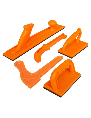 Kit de Seguridad 5 Piezas Peachtree Naranja Alta Visibilidad