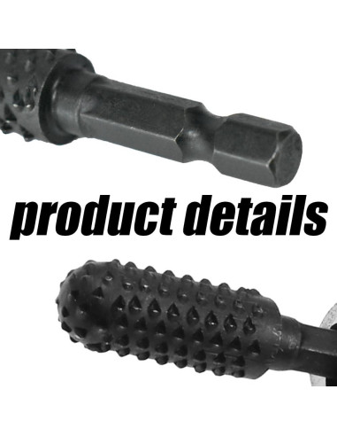 Juego de 10 Fresas Rotativas Wvapzwr 1/4" Hexagonal