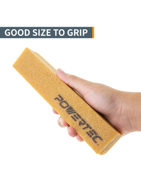 POWERTEC Barra de Limpieza Abrasiva 21x3.8 cm - Herramientas
