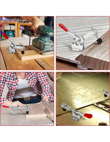 Clamp de Sujeción Accessbuy 100KG 4 Piezas Antideslizante