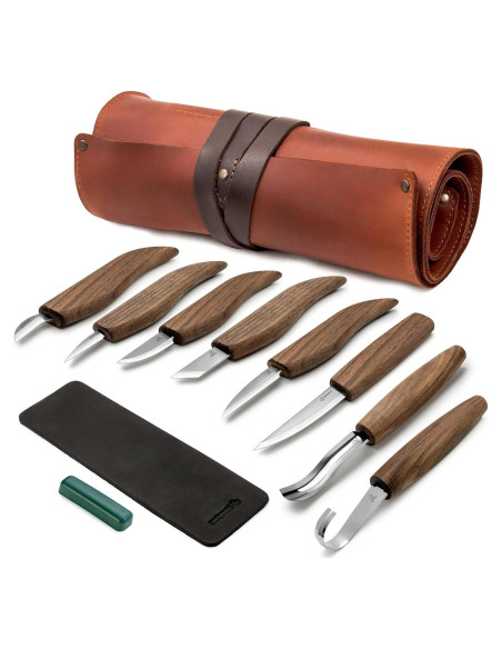 Kit de Tallado en Madera BeaverCraft S18X - 8 Cuchillos