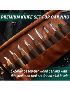 Kit de Tallado en Madera BeaverCraft S18X - 8 Cuchillos 2