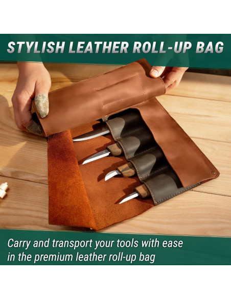 Kit de Tallado en Madera BeaverCraft S18X - 8 Cuchillos