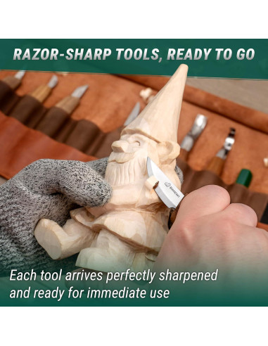 Kit de Tallado en Madera BeaverCraft S18X - 8 Cuchillos