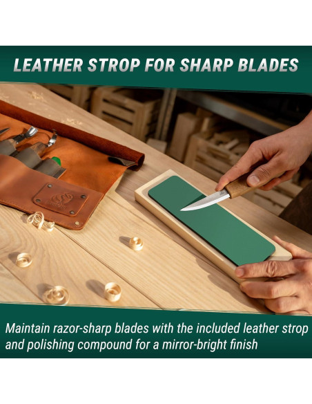 Kit de Tallado en Madera BeaverCraft S18X - 8 Cuchillos