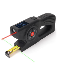Cinta Métrica Digital LUNYEE 16ft y Láser 120m Recargable