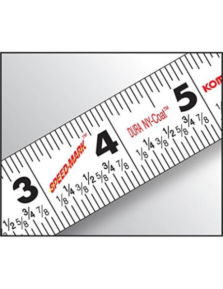 Cinta Métrica Komelon SM5425 7.6m con Hoja Acrílica