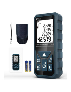 Medidor Láser DTAPE 50.29m con Pantalla LCD Retroiluminada