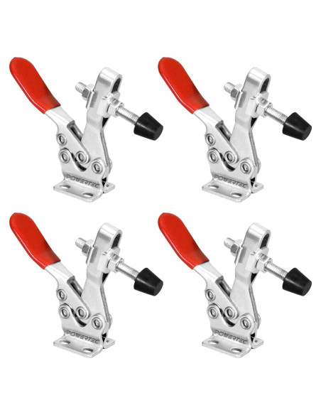 Abrazadera de Palanca POWERTEC 4PK 500 lbs 225D Antideslizante