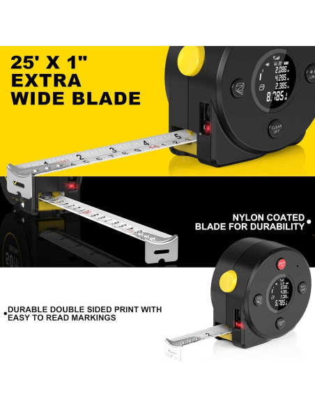 Cinta Métrica Láser 50m ERIVER JC01 Digital y Manual