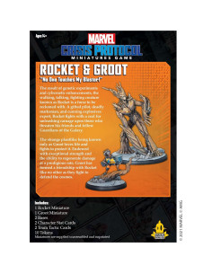 Juego de Mesa Marvel Rocket y Groot - Guardianes de la Galaxia 2