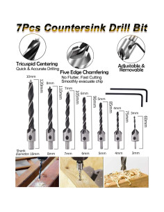 Kit de Herramientas de Perforación Rocaris 39 Piezas 2