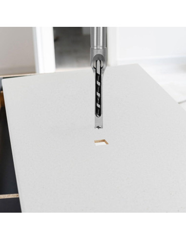 Broca Cuadrada 12.7mm uxcell Acero Alta Velocidad Carpintería