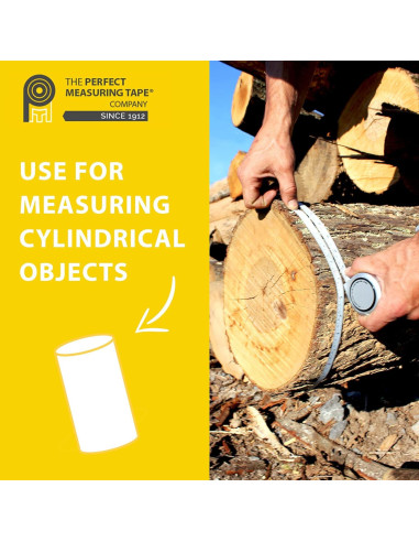 Cinta Métrica Perfecta DCT120 3.5m Diámetro Cilíndrico