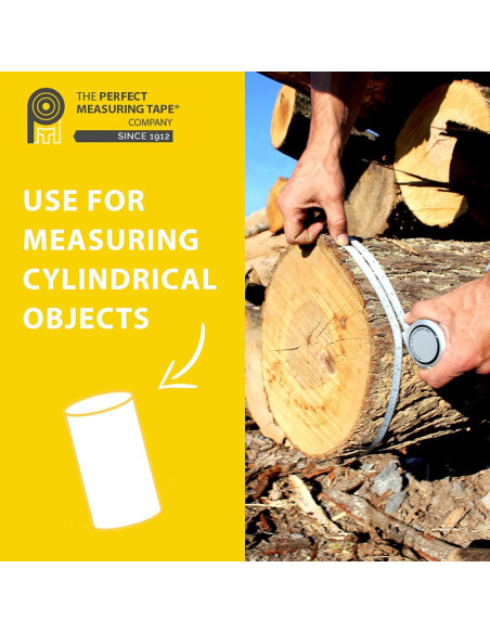 Cinta Métrica Perfecta DCT120 3.5m Diámetro Cilíndrico