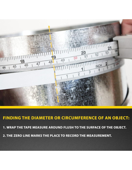 Cinta Métrica Perfecta DCT120 3.5m Diámetro Cilíndrico