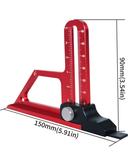 Calibrador de Altura Banapoy 0 a 60mm para Carpintería