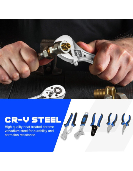 Kit de Herramientas Prostormer 259 Piezas con Caja de Aluminio