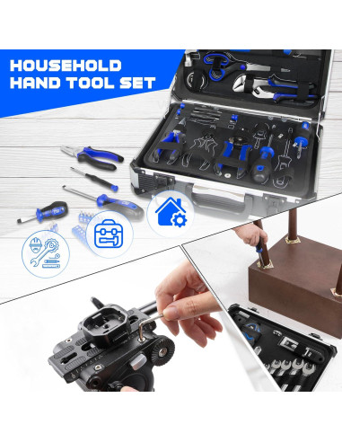 Kit de Herramientas Prostormer 259 Piezas con Caja de Aluminio