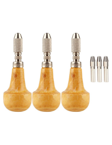 Juego de 3 Pinzas Pssopp para Joyería con Mango Ergonómico