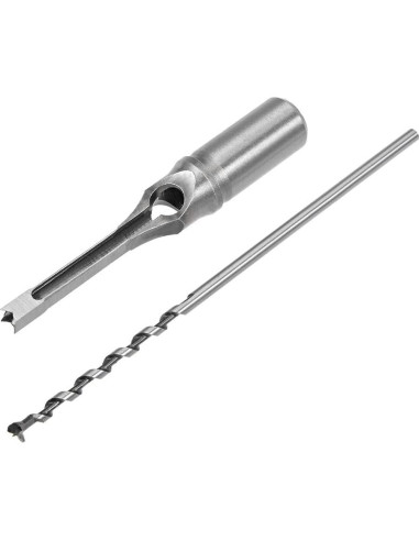 Broca Cuadrada uxcell 6.35mm Acero Alto Carbono 160mm