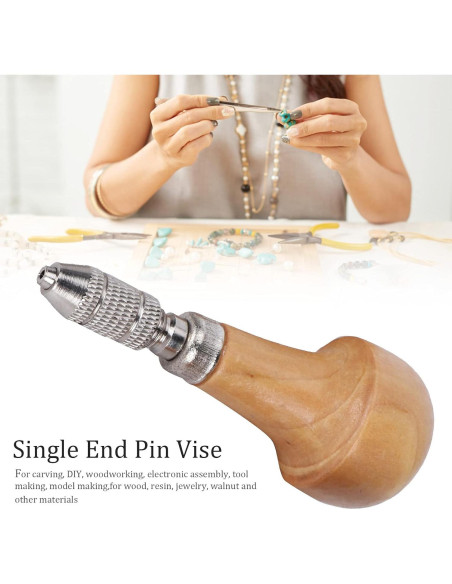 Juego de 3 Pinzas Pssopp para Joyería con Mango Ergonómico