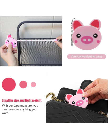 Cinta Métrica BUSHIBU 1.5M Retráctil Doble Cara 3 Pcs