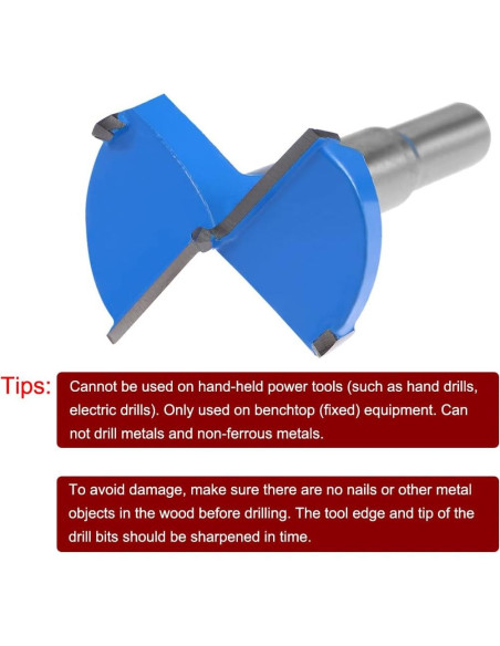 Broca Forstner uxcell 38mm Carburo para Madera Broca Forstner uxcell 38mm Carburo para Madera