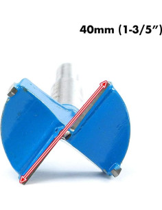 Broca Forstner 40mm Genubi Industry para madera azul 2