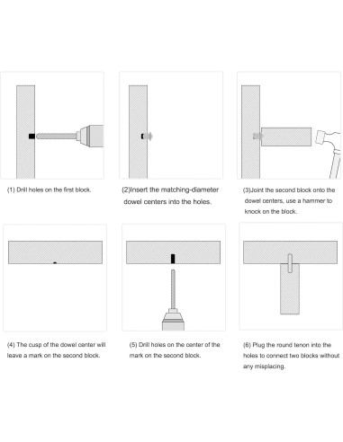 Centro de Taladro uxcell 5mm Acero Inoxidable 8 Piezas
