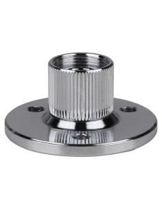 Flange de micrófono hembra Parts Express 5/8"-27 Plata