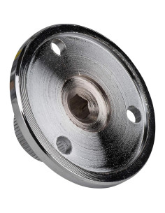 Flange de micrófono hembra Parts Express 5/8"-27 Plata 2