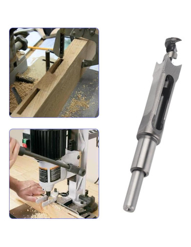 Broca Cuadrada Msiud 22cm para Carpintería - Acero Resistente