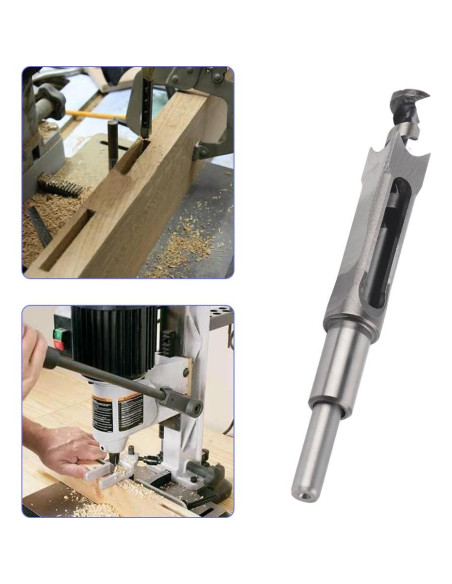 Broca Cuadrada Msiud 22cm para Carpintería - Acero Resistente