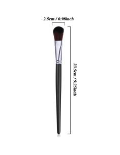 10 Brochas de Mopa para Pintura Acrílica Prasacco 2.5cm 2