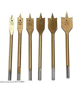 Set de 6 Brocas de Perforación Driak 10-25mm para Carpintería 2