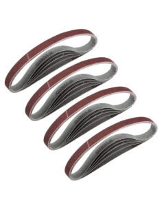 Cintas de Lijado Zivisk 1.27x30.48cm 20 Piezas Granos Finos