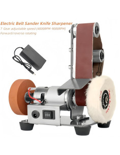 Mini Lijadora de Banco KZU 4000-9000RPM Afilador Eléctrico 2