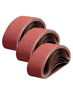 21 Piezas Cintas de Lijado 3x21 Taokyid Granos Variados