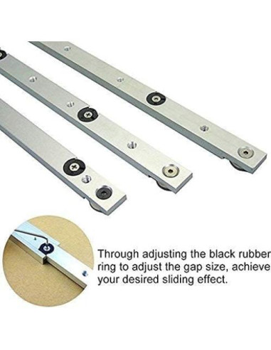 Barra de inglete Fdit de aluminio 44.96 cm ajustable