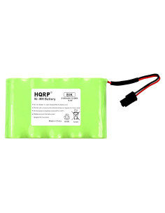 Batería de Respaldo HQRP 6V 2100mAh para Seguridad GE Interlogix