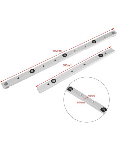 Guía de Inglete para Sierra de Mesa Headerbs 300 mm Aluminio 2