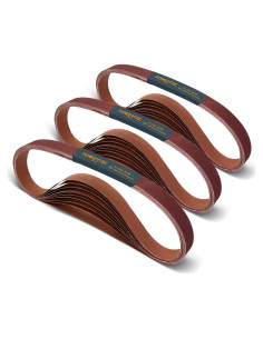 Cintas de Lijado POWERTEC 1x30 cm 120/240/400 Granos 30pk