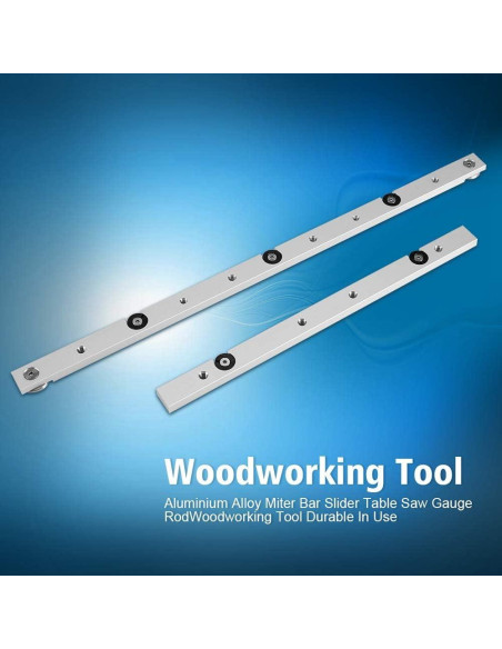 Barra de Inglete Wytino 450mm de Aluminio para Sierra de Mesa